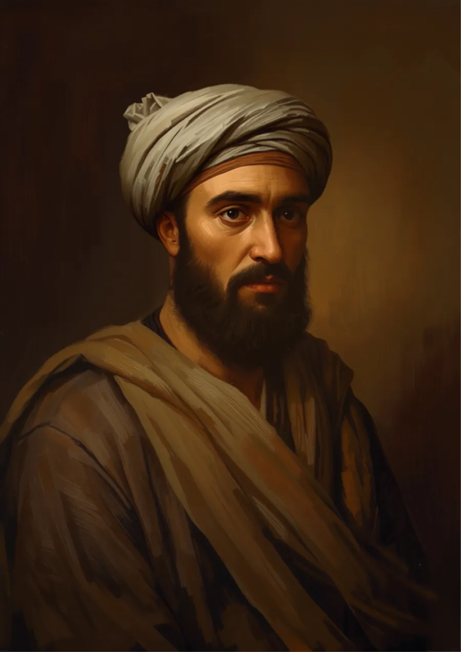 Portrait of Hafez (artistic interpretation)